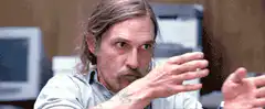 Matthew McConaughey explaining something with hand gestures