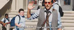 Brad Pitt waving goodbye in 12 Monkeys