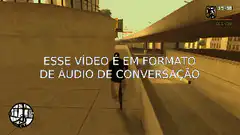 GTA San Andreas bike ride with Portuguese text