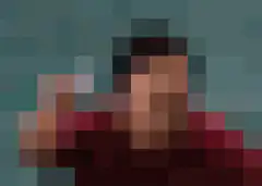pixel art man shrugging
