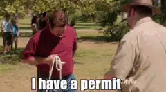 Ron Swanson I Have a Permit