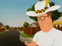 Mr. Garrison counting money