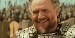 King Grendel laughing