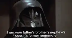 Darth Vader cousin's former roommate