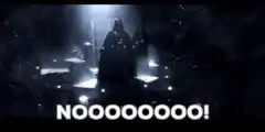 Darth Vader screaming NOOOOOOOO