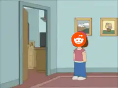 Vulture head man slaps Reddit girl
