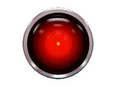 HAL 9000 eye blinking