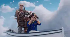 Captain and Sailor in a Boat