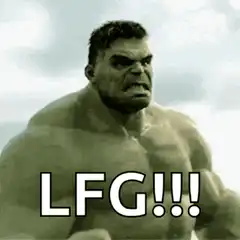 Hulk screaming LFG