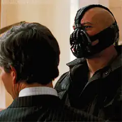 Bane gives a thumbs up