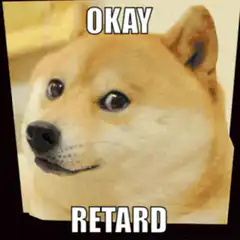 Okay Retard Doge Meme
