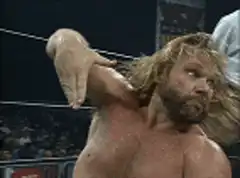Hulk Hogan slaps his own chest