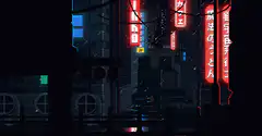 pixel art cyberpunk alleyway