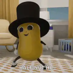 Half-Nut Hi Peanut Character