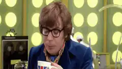 Austin Powers coffee smells like shit