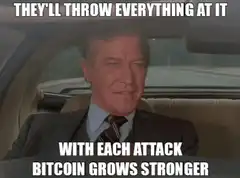 They'll throw everything at it, with each attack bitcoin grows stronger