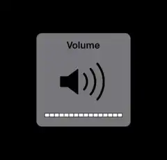 Volume slider decreasing to mute