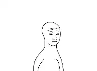 bald man joins group hug