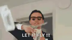 Let it fly money throw