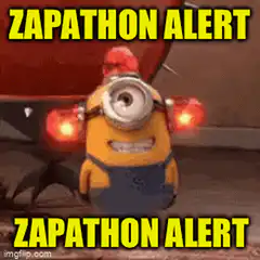 Minion Zapathon Alert