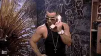 Man in sunglasses talking on phone