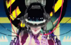 Rei Ayanami removes helmet