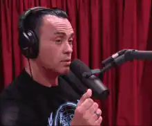 Kevin James talking into microphone