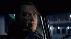 The Terminator smiles menacingly