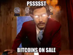 Ron Burgundy Bitcoins On Sale