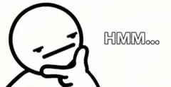 Thinking stick figure HMM