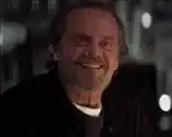 Jack Nicholson creepy smile