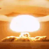 Nuclear explosion mushroom cloud