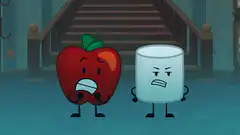 Apple and Marshmallow talking