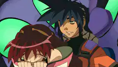 Simon and Kiyal laughing together
