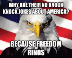 Freedom Rings No Knock Joke