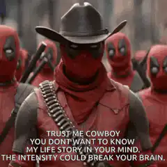Deadpool cowboy intense story