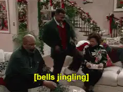 Martin dancing with bells jingling