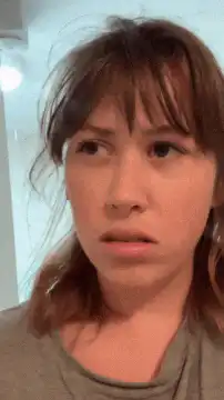Girl confused by math equations
