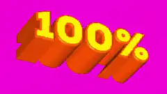 100% in 3D pixel art
