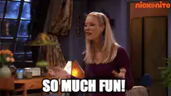 Janice laughing so much fun