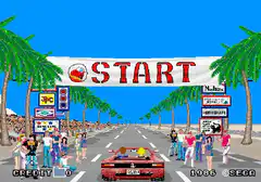 Out Run Start Screen
