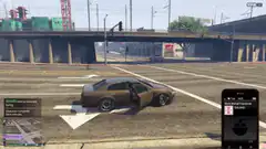 GTA V car door flies off