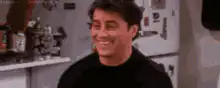 Joey Tribbiani nodding and pointing