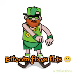 Bitcoin fixes this leprechaun