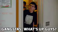 Gangsta Sal greeting people