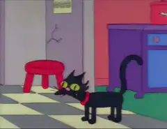 Cat morphs into monster and breathes fire