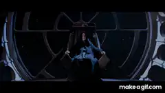 Emperor Palpatine and Luke Skywalker