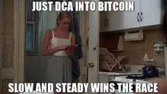 Just DCA into Bitcoin Slow and Steady