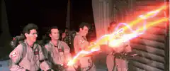Ghostbusters firing proton streams
