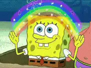 SpongeBob rainbow imagination